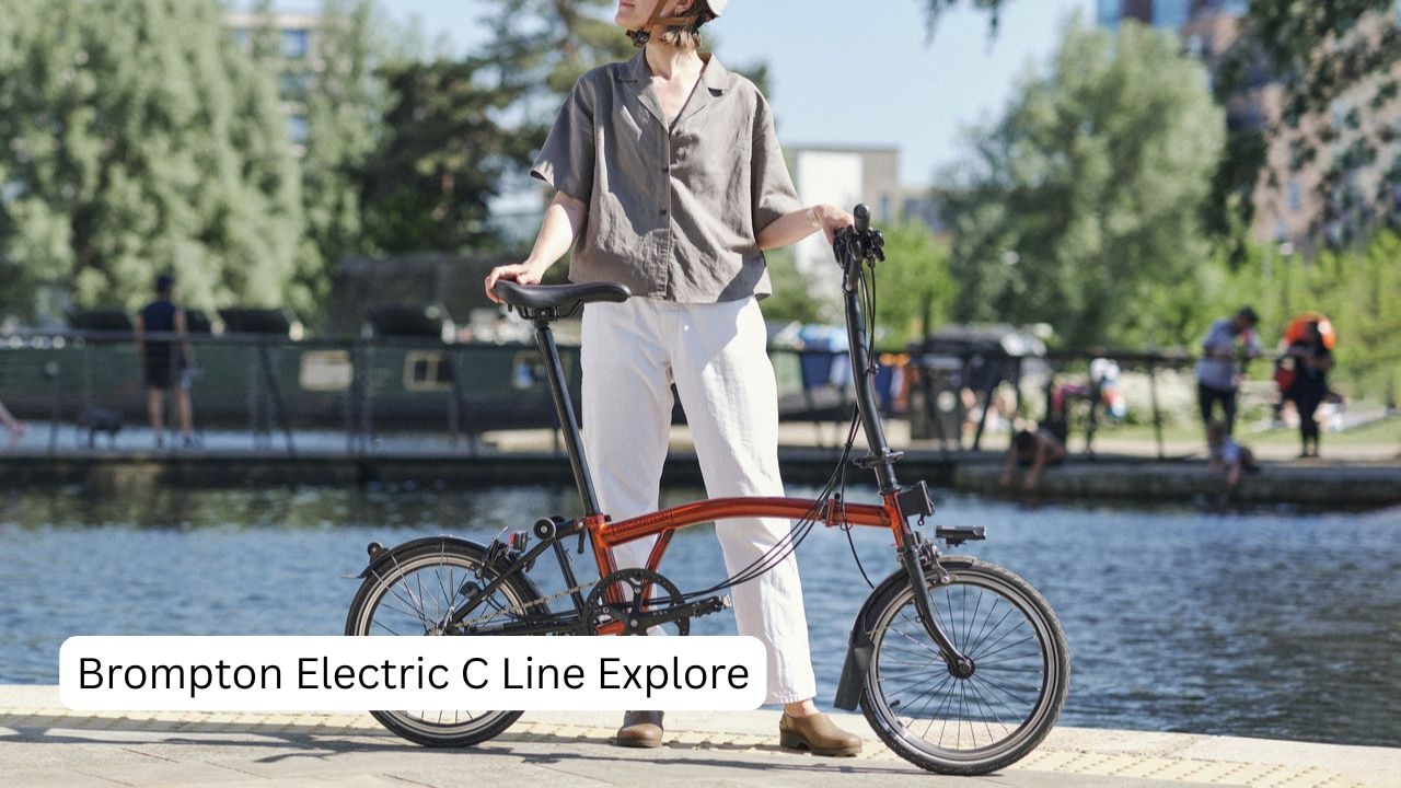 Top Folding E-Bikes with Long Range - Brompton Electric C Line Explore